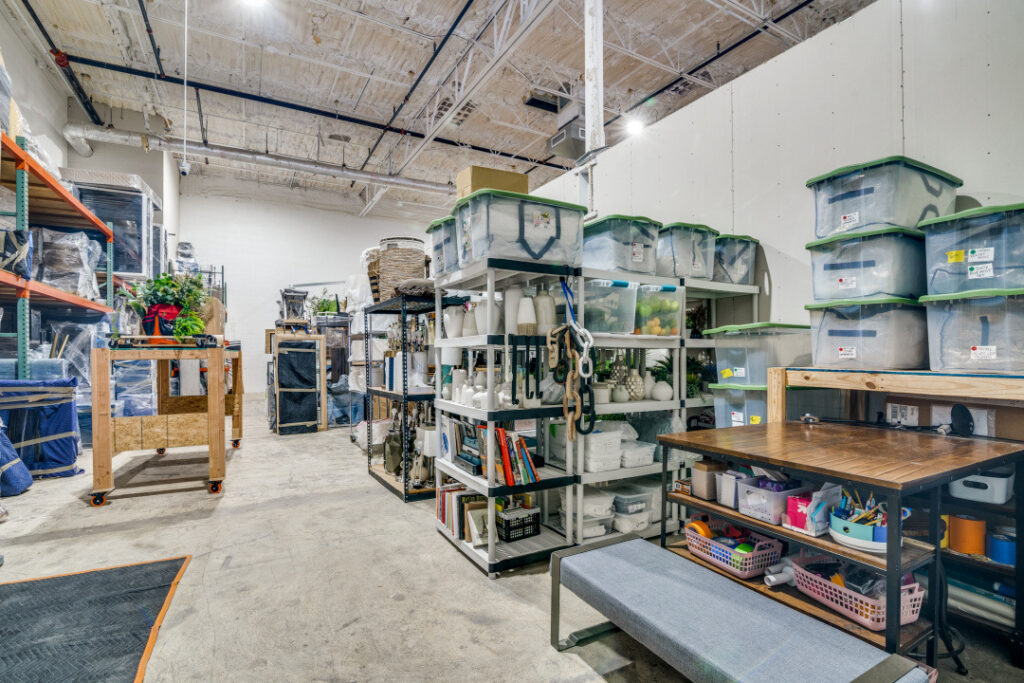 Madewell Spaces co-warehousing interior in Carrollton, TX