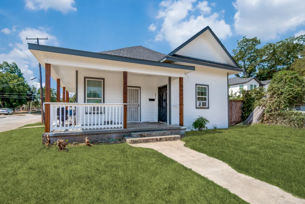 Rehabbed single-family home in Dallas, one of Web City’s Dallas real estate development projects